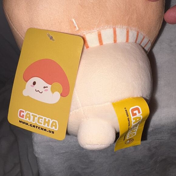 Chubby Shark & Squishy Mushroom Plush Stuffed Animal Gatcha Toy NWT - Picture 9 of 14